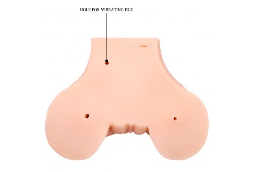 crazy bull vagina y ano con malla realista con vibracion
