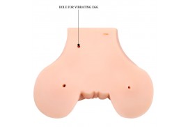 crazy bull vagina y ano con malla realista con vibracion