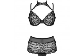 livco corsetti fashion linera for the senses collection sujetador panty negro s m