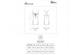 livco corsetti fashion karonin lc 90628 falda panty negro s m