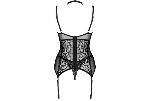 livco corsetti fashion giellandra for the senses collection corset panty negro s m