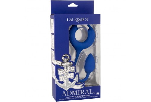 admiral anillo con peso para pene azul