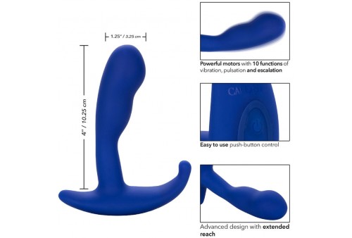admiral curved estimulador vibrador anal azul
