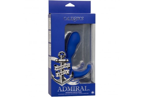 admiral curved estimulador vibrador anal azul