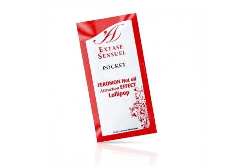 extase sensual aceite masaje efecto calor feromonas piruleta 10 ml