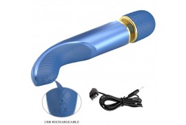 pretty love masajeador 7 modos vibracion azul