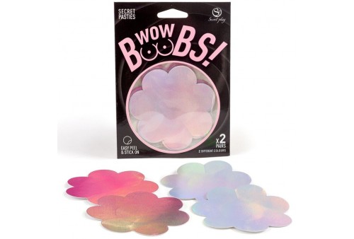 secret play wow boobs cubre pezones flor