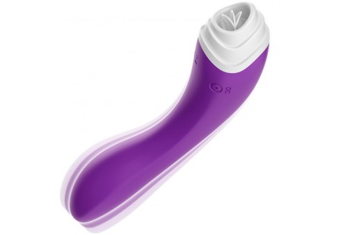 armony fairyland estimulador con lengua clitoris vibrador violeta