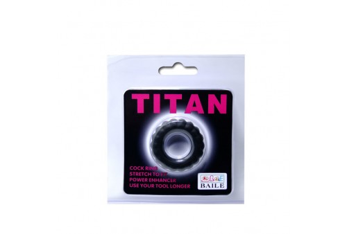 baile titan cockring black 2cm