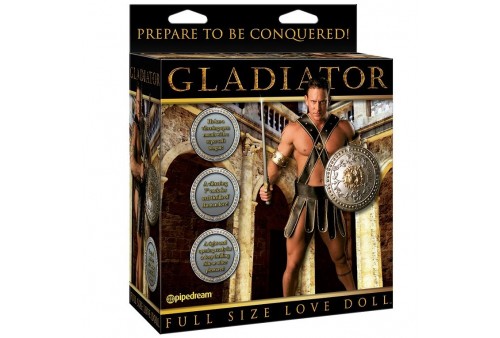 muñeco hinchable gladiador tamaño real