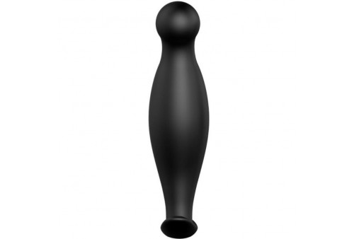 pretty love plug anal silicona 117 cm negro