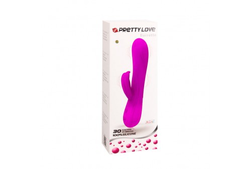 pretty love flirtation vibrador con estimulador clitoris barrete