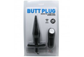 baile butt plug anal con vibracion negro