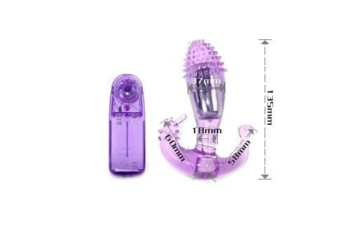 estimulador lila vaginal y anal con vibracion