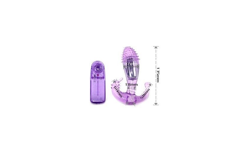 estimulador lila vaginal y anal con vibracion