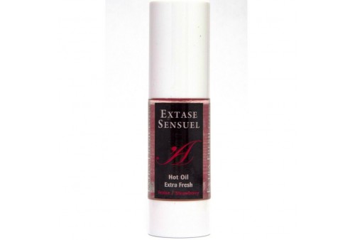 extase sensuel aceite de masaje efecto extra fresh fresa 30ml