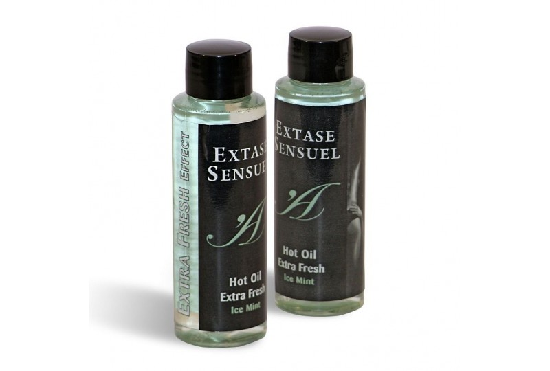 extase sensuel aceite de masaje efecto extra fresh hielo 100ml