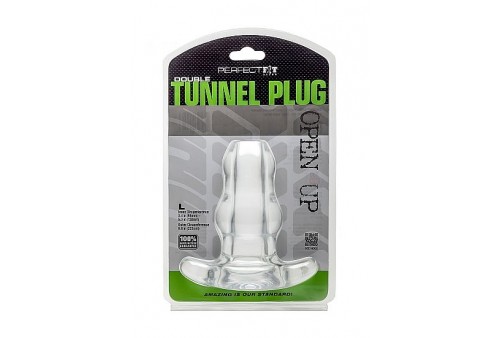 perfect fit double tunnel plug xl transparente