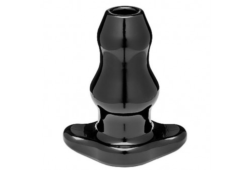 perfect fit double tunnel plug l negro