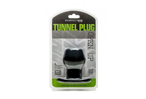perfect fit plug tunnel silicona negro l