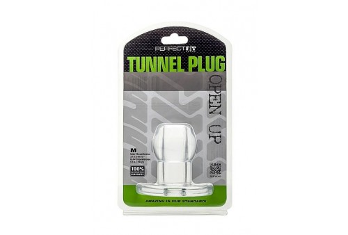 perfect fit plug tunnel silicona transparente m