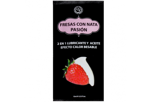 lube fresas con nata 10ml