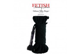 fetish fantasy series deluxe cuerda seda negro 975 metros