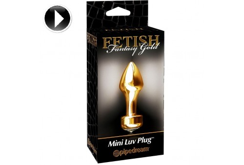 fetish fantasy gold mini plug