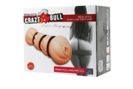 crazy bull vagina masturbador con anillos
