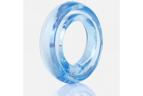 screaming o ring o2 anillo doble pene y testiculos azul