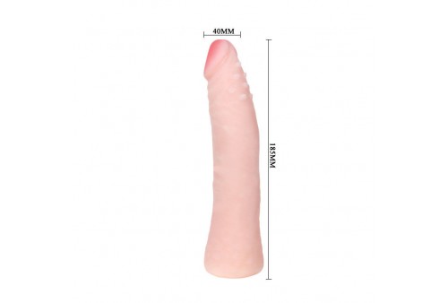 dildo silicona tacto piel realistico 19cm