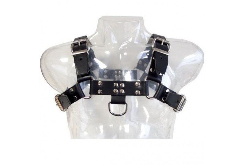 leather body chain harness iii