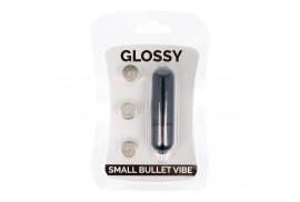 glossy small bala vibradora negro