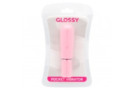 glossy pocket vibrador rosa